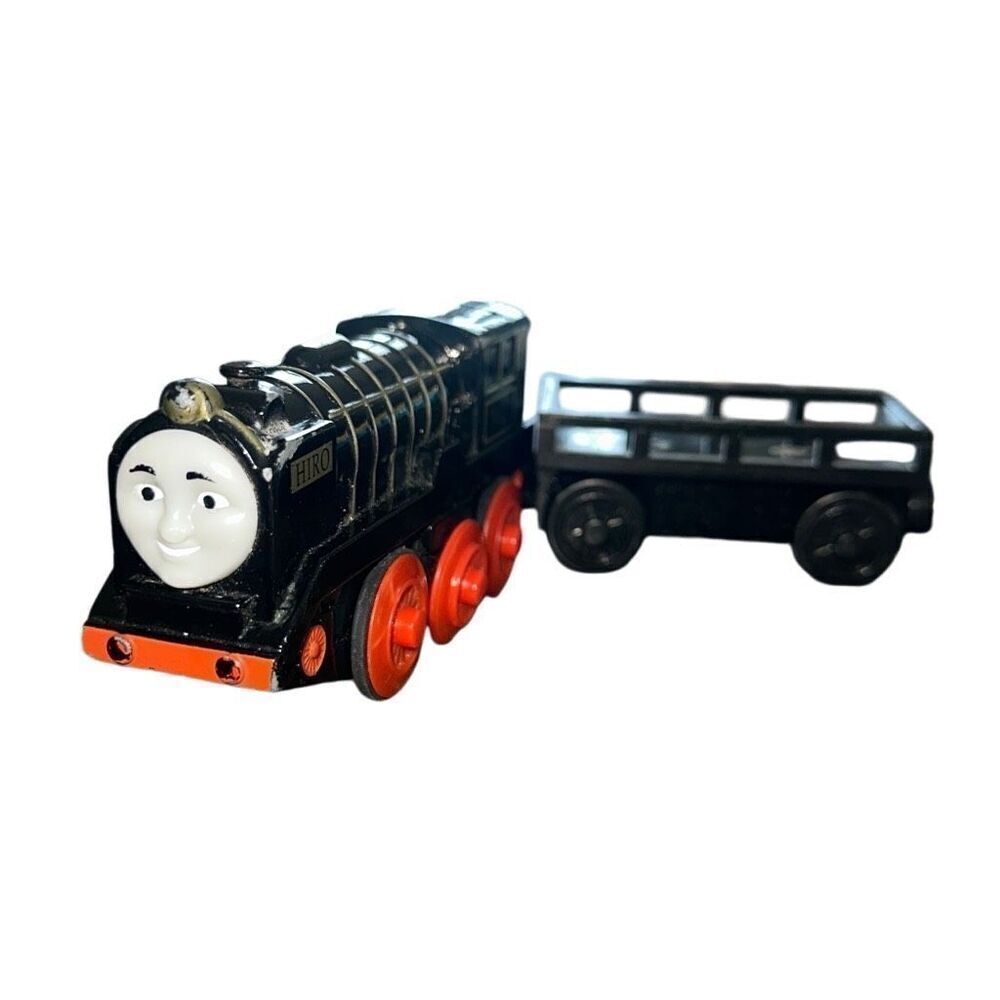 Thomas & Friends Wooden Railway, Battery-operated Hiro and cargo car train wood